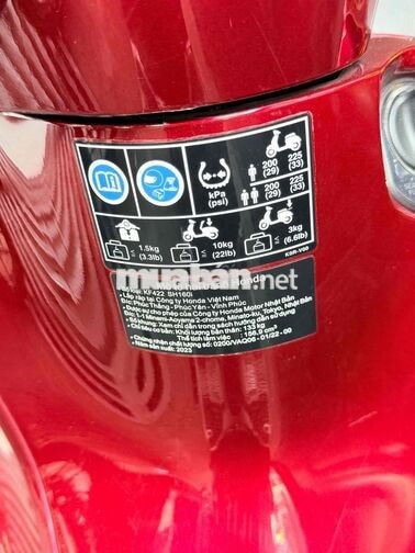 Honda SH 160i CBS 2023 7000 km Đỏ