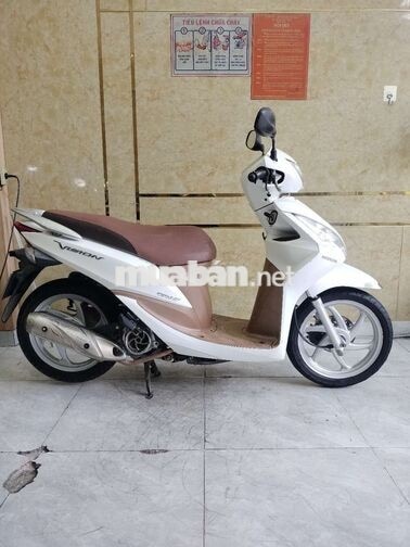 Honda Vision FI 2014 Trắng, Xe Đẹp Máy Bao Êm