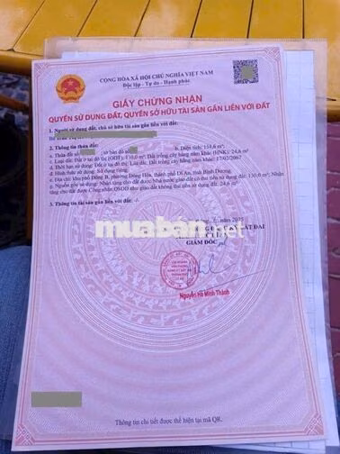 Đất mặt tiền đường Trần Quang Khải phường Đông Hòa Tp Dĩ An 