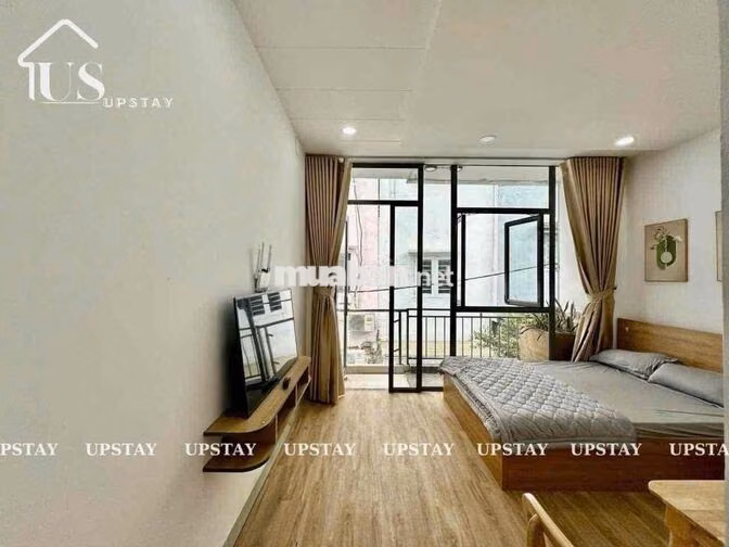 CHO THUÊ CĂN HỘ 1PN BAN CÔNG THOÁNG FULL NỘI THẤT NGAY TRẦN QUANG KHẢI