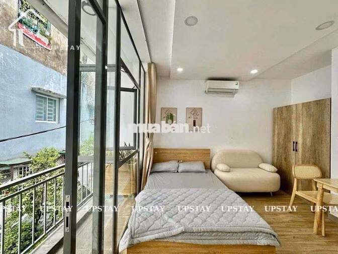 CHO THUÊ CĂN HỘ 1PN BAN CÔNG THOÁNG FULL NỘI THẤT NGAY TRẦN QUANG KHẢI