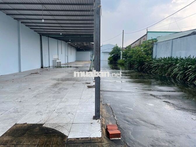 Cho thuê xưởng 1700m2, THĐ, giá 100tr, có sẵn 3pha