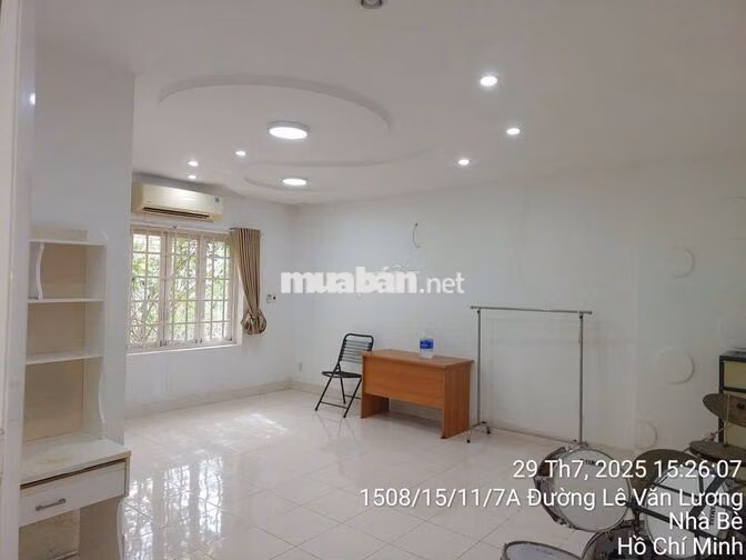 Cho thuê nguyên căn hẻm 1508 Lê Văn Lương 1 trệt, 1 lầu