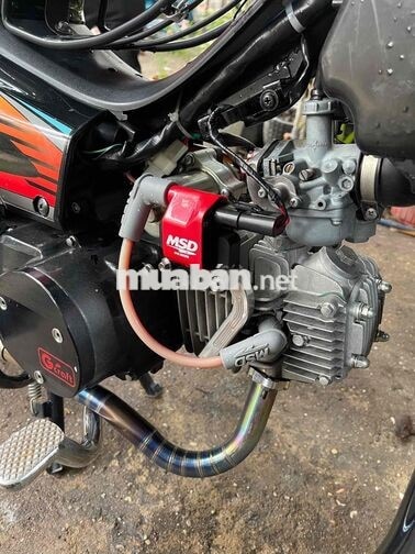 Wave 110 Đen Bst Máy chất