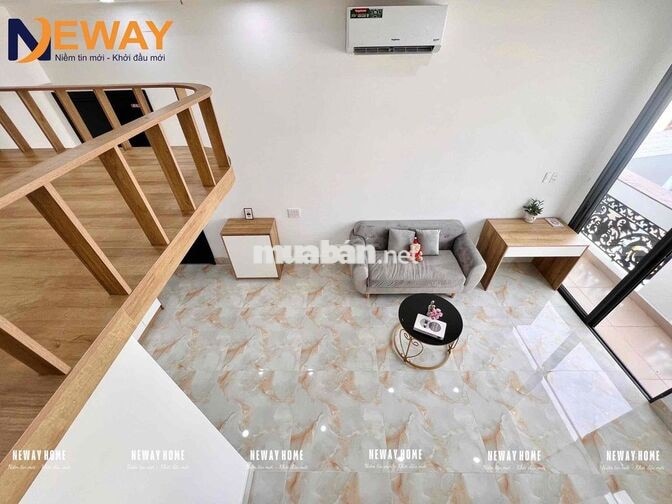 Căn hộ DUPLEX/STUDIO có bancol/cửa sổ full nội thất tại HOÀ BÌNH