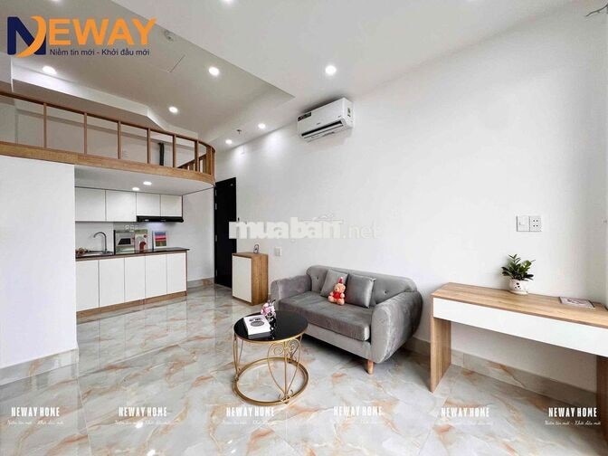 Căn hộ DUPLEX/STUDIO có bancol/cửa sổ full nội thất tại HOÀ BÌNH