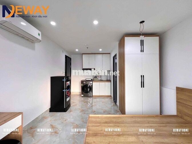 Căn hộ DUPLEX/STUDIO có bancol/cửa sổ full nội thất tại HOÀ BÌNH