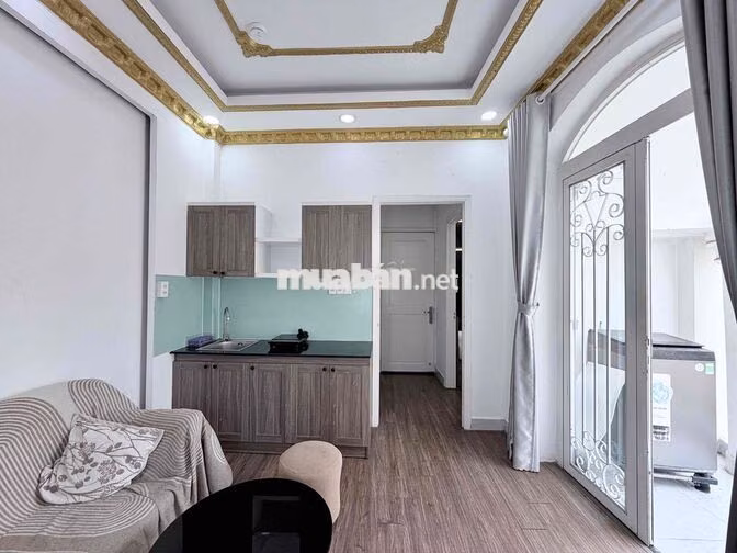 Căn Hộ 1PN 1PK Có Ban Công 45m2 FullNT Ngay Ngã Tư Phú Nhuận