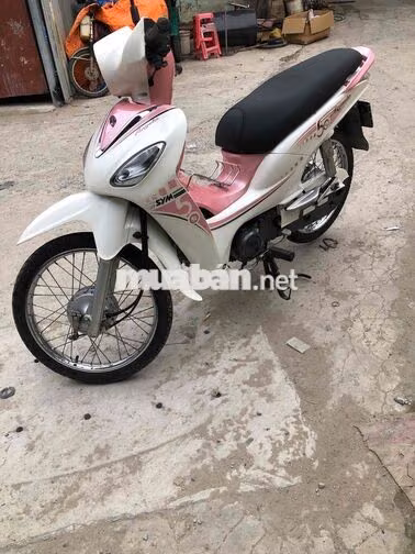 SYM Elegant 50cc Trắng hồng