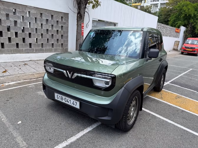 Vinfast VF3 Pin Mua Đời 2025 Xanh Bộ Đội lên nhiều đồ Odo 13000km
