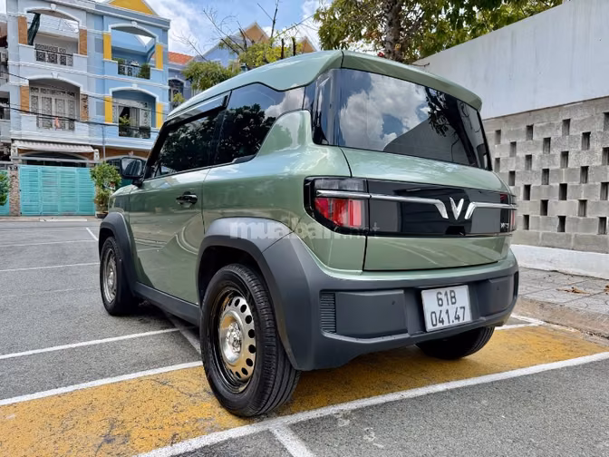 Vinfast VF3 Pin Mua Đời 2025 Xanh Bộ Đội lên nhiều đồ Odo 13000km