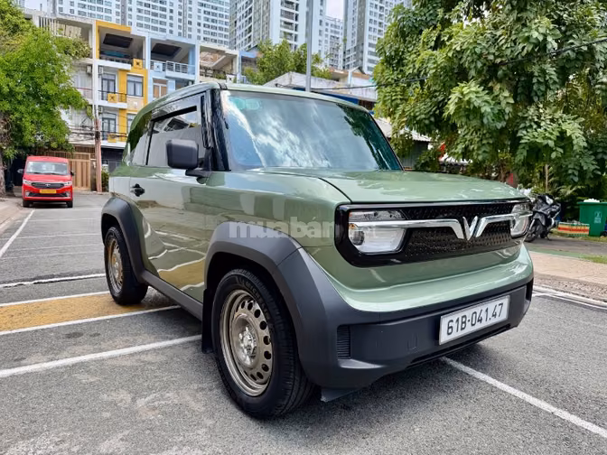 Vinfast VF3 Pin Mua Đời 2025 Xanh Bộ Đội lên nhiều đồ Odo 13000km