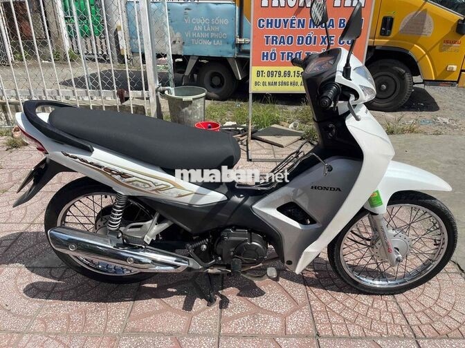 Honda Wave Alpha 110 2022 Trắng xe đẹp máy zin