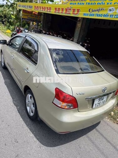 Toyota Vios E 2008 Vàng cát Số sàn
