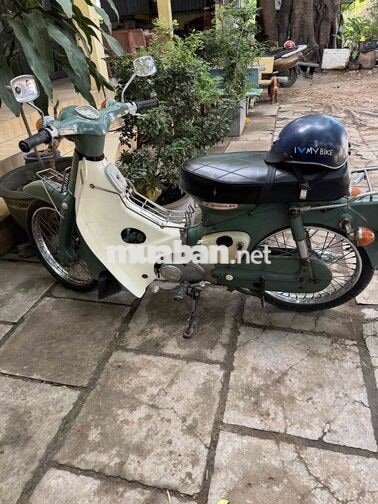 Honda C50 Dame Xanh Trắng Nguyên zin