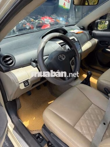 Toyota Vios E 2008 Vàng cát Số sàn