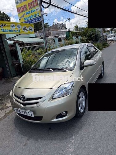 Toyota Vios E 2008 Vàng cát Số sàn