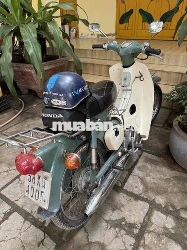 Honda C50 Dame Xanh Trắng Nguyên zin