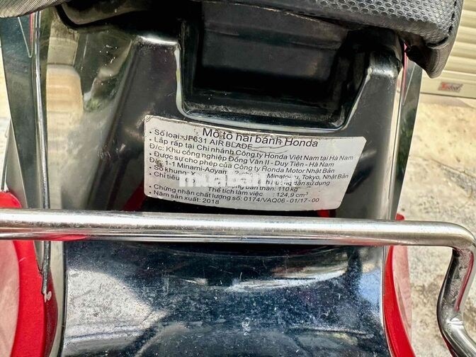 Honda Air Blade 2018 Đỏ đen 124.9cc