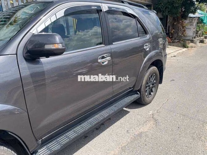 Toyota Fortuner 2015 1 cầu xe xăng stđ Xám