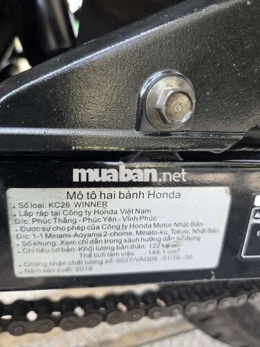 Honda Winner V1 2020 Trắng Việt Nam