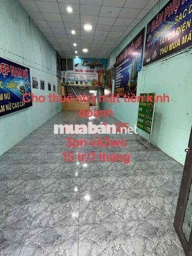 Cho Thuê  nhà mặt tiền  bùi tư toàn Ngang 4 m x dài 25 m  trệt lung