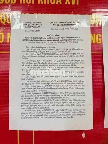 cần bán đất chuẩn bị làm khu công nghiệp sạch khu lâp tri sóc sơn .