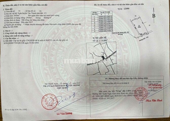 bán đất làm kho xưởng,bãi xe nằm mt võ văn kiệt,dt:3300m2 giá 12.5ty