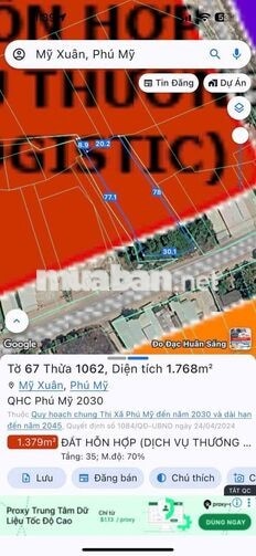 bán đất làm kho xưởng,bãi xe nằm mt võ văn kiệt,dt:3300m2 giá 12.5ty