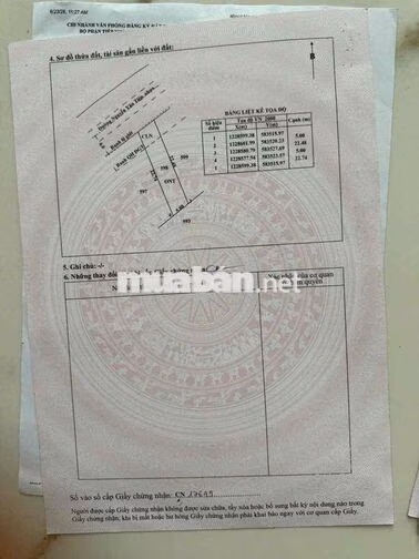 Bán Lô đất mặt tiền Nguyễn Văn Tiệp, An Nhơn Tây, Củ Chi, 5x23m, 1ty3