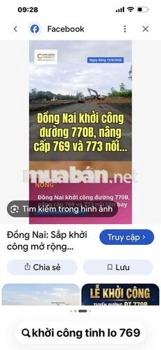 bán đất duong qua sân bay long thanh