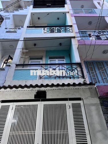 Cho thuê nhà 3 lầu hẻm đẹp Nguyễn Thị Tần chợ Rạch Ông 