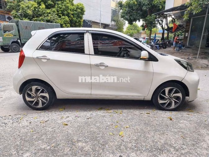 Kia Morning Deluxe 1.2AT 2019 Số tự động Trắng