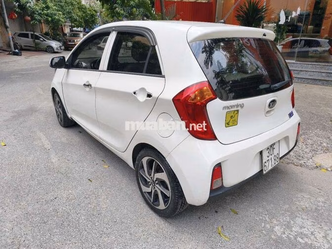 Kia Morning Deluxe 1.2AT 2019 Số tự động Trắng
