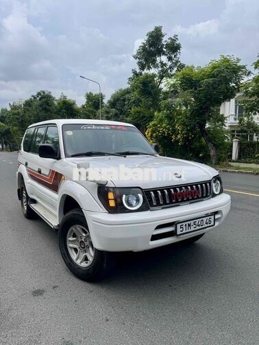 Toyota Landcruiser Prado 1996 Số sàn Trắng