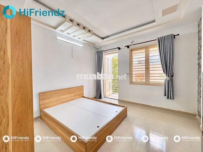PHÒNG BAN CÔNG RỘNG FULL NỘI THẤT GẦN SÂN BAY, CVPM QUANG TRUNG