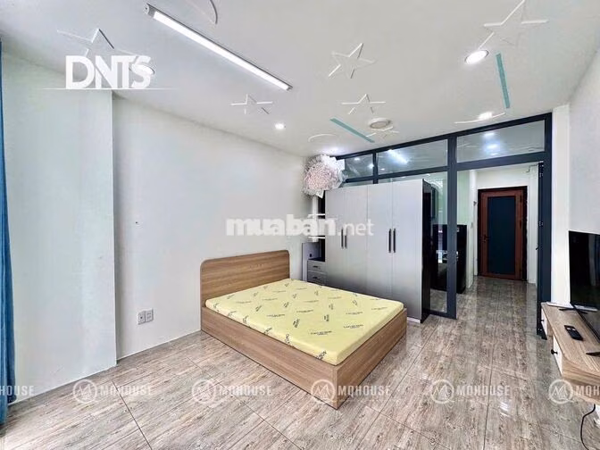Căn hộ 1PN ban công rộng, full nội thất, Quân 3, Trống sẵn 