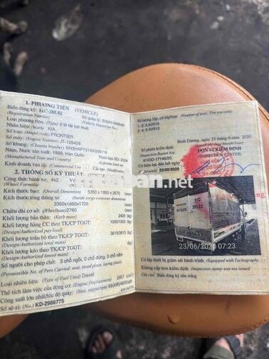 Kia Frontier 1999 Trắng 3 chỗ
