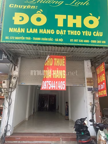 Cho thuê cửa hàng mặt tiền số 572 đường Nguyễn Trãi, Thanh Xuân, HN
