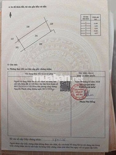 ĐẤT SỔ HỒNG RIÊNG 60m2 thổ cư 100%