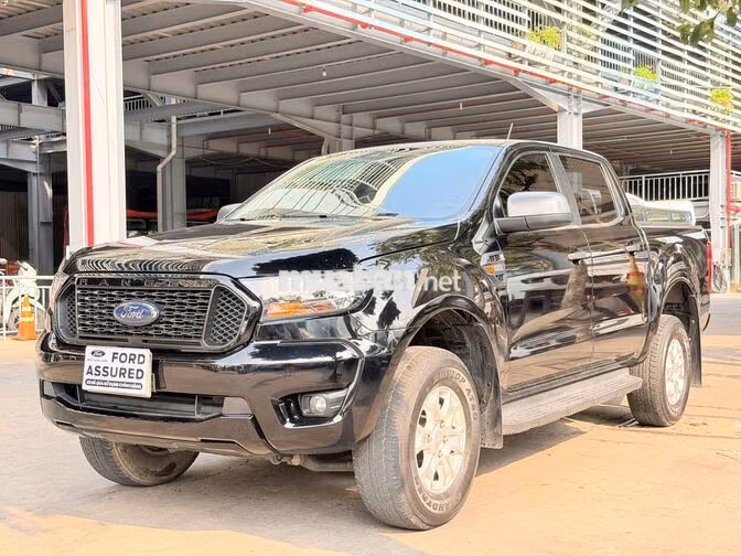 Ford Ranger XLS 2021 Đen, bảo hành 2027, vay 75%