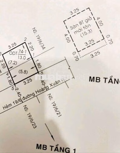 (hh40tr) Nhà 3 tầng sổ hồng riêng ngay Ngã tư Lạc Long Quân Âu Cơ