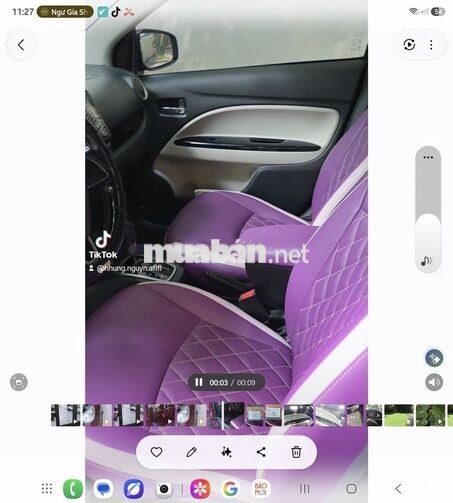 Mitsubishi Mirage 2018 1.2 Eco Tự động Đỏ mận