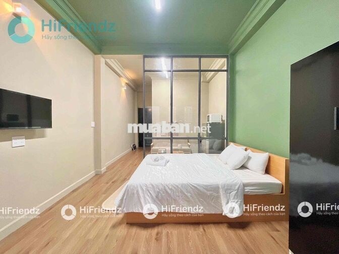 🔥CHO THUÊ CĂN HỘ 1PN BAN CÔNG FULL NỘI THẤT MỚI NGAY HOÀNG VĂN THỤ