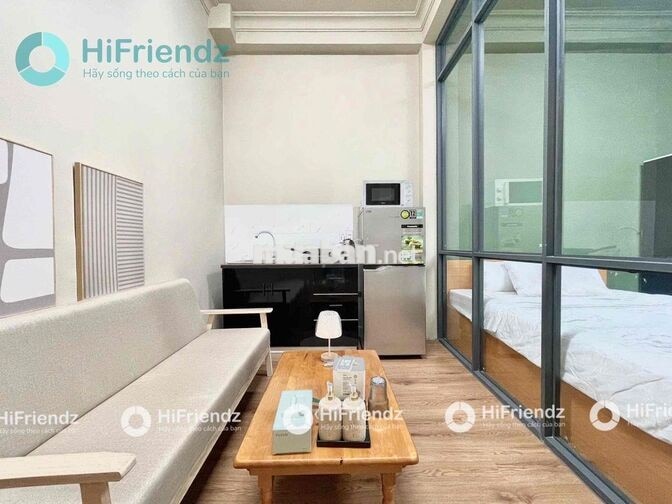 🔥CHO THUÊ CĂN HỘ 1PN BAN CÔNG FULL NỘI THẤT MỚI NGAY HOÀNG VĂN THỤ