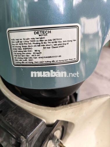 DETECH Cub 50 2021 Xanh, Trắng 378 km