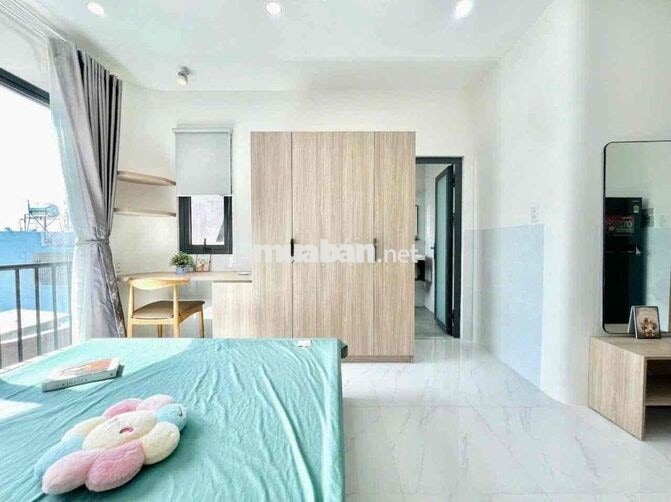 CĂN HỘ BANCOL CỬA SỔ THOÁNG FULL NỘI THẤT- NGÃ TƯ GÒ MÂY - QUỐC LỘ 1A