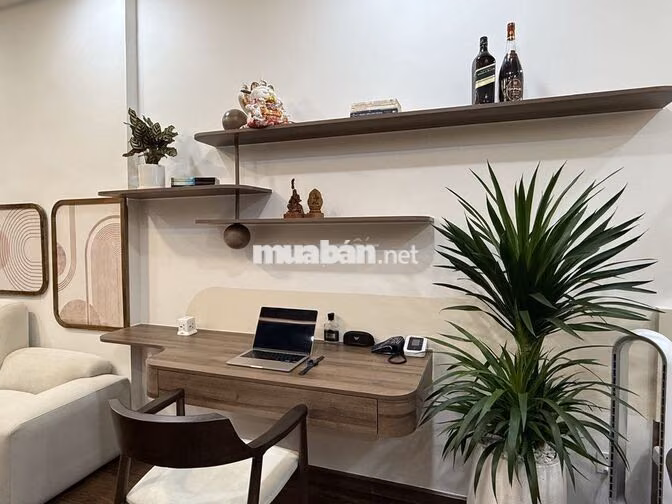 Cho thuê căn 2PN Akari full nội thất đẹp phong cách Japandi 78m²