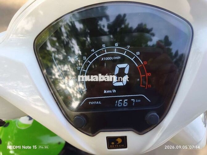 Detech Espero Velia 50cc Trắng 1700 km