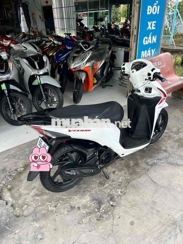 Honda Vision Fi Trắng Khoá Smakey (trả góp)